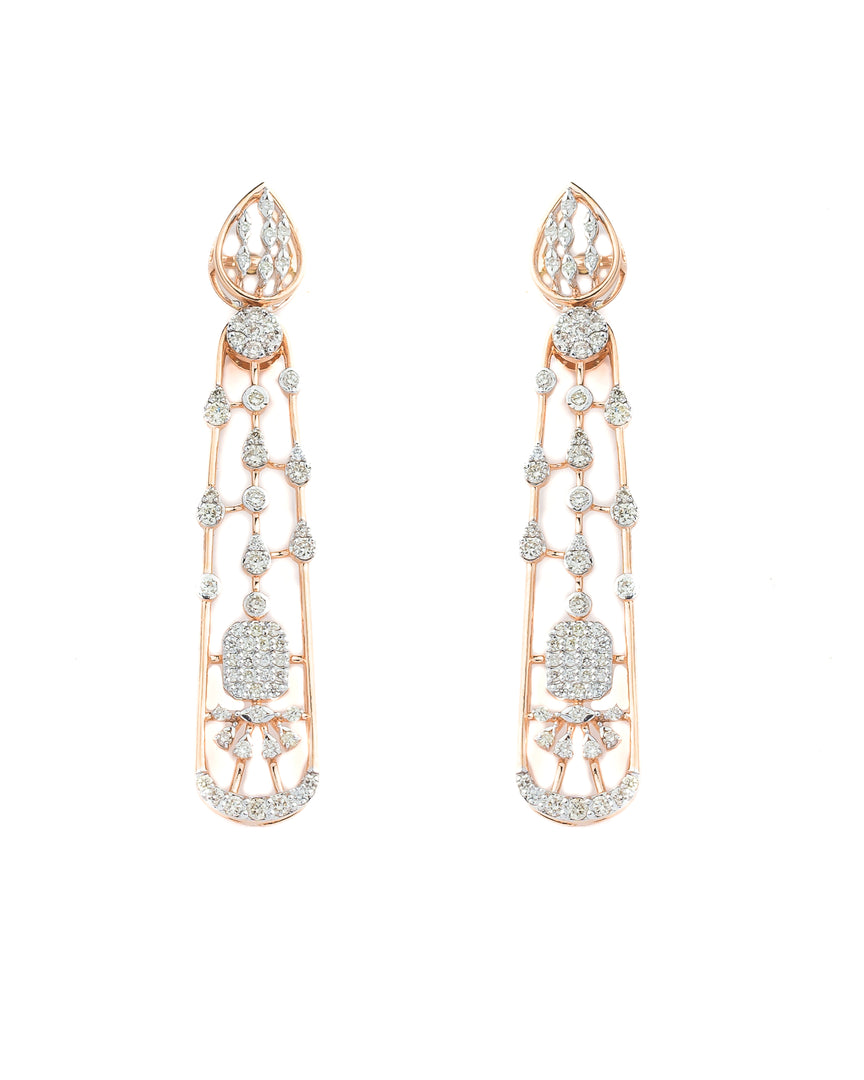 Chandelier Diamond Earrings